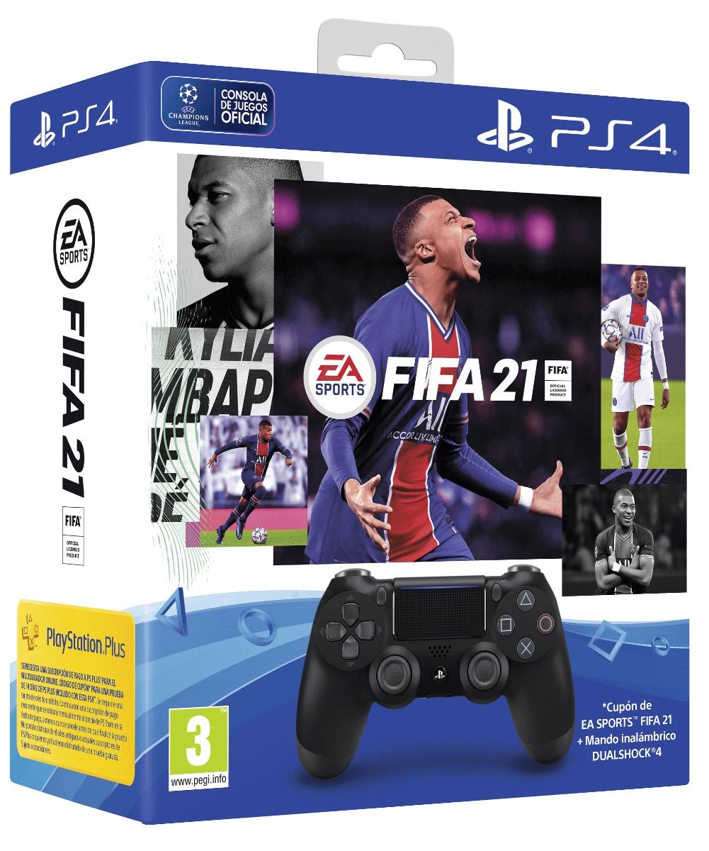FIFA 21 + Comando Dualshock 4 PS4 