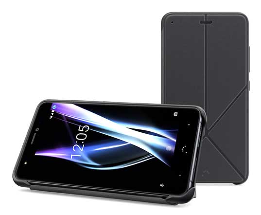 ESCAMOT Custodia Stampata + 2 Pellicole Vetro Temperato Per BQ Aquaris X Pro – Cover Morbida Antiurto E Film HD