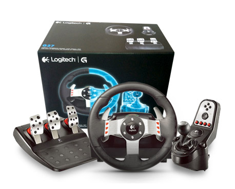 Volante Logitech G27, Pedais, Câmbio *impecável* + Brinde