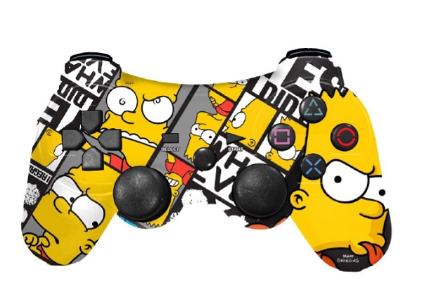 Controle PS3 Indeca sem Fio Simpsons