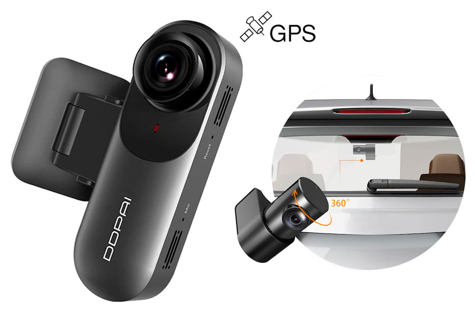 DashCam DDPAI Mola N3 Pro GPS Dual