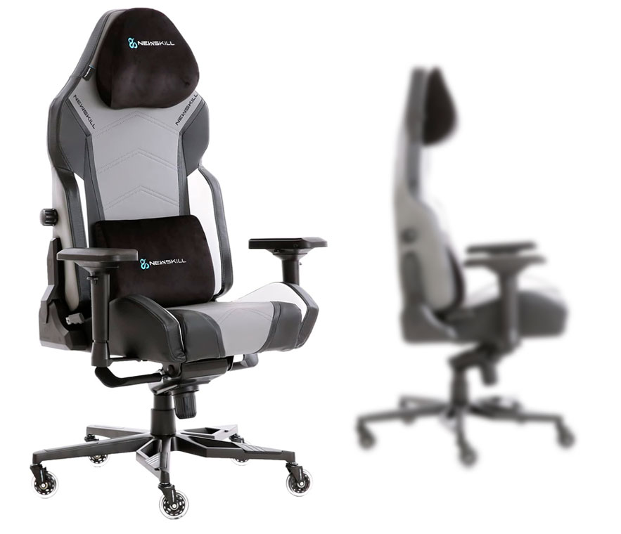 Silla Gaming Newskill Banshee de tela gris