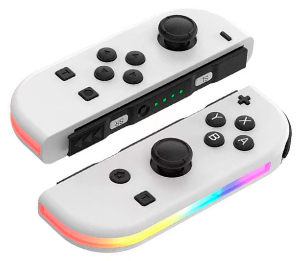 Mando J-C Set Izq/Dcha Blanco con RGB Mando J-C Set Izq/Dcha Blanco con RGB