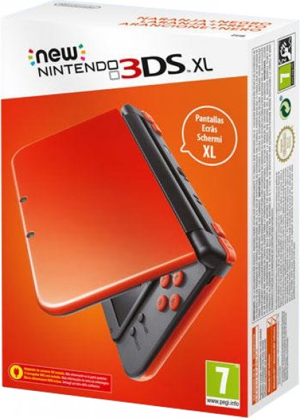 Nintendo 3DS Red Handheld Game Console, 3.5 Tela pequena, Jogos Grátis,  Original