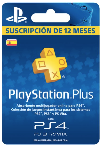 Tarjeta Prepago Playstation Plus 365 días 