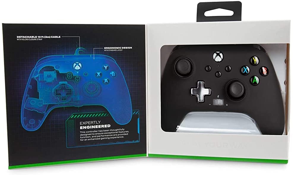PowerA Wired Controller For Xbox Series X|S - Black, Gamepad, Video Game  Controller Works with Xbox One