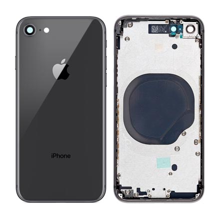 Carcaça Traseira Completa - iPhone 8 Cinzento Sideral