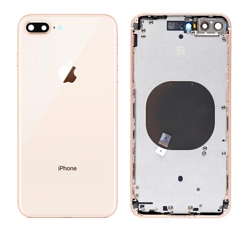 Carcaça Traseira Completa - iPhone 8 Plus Dourado