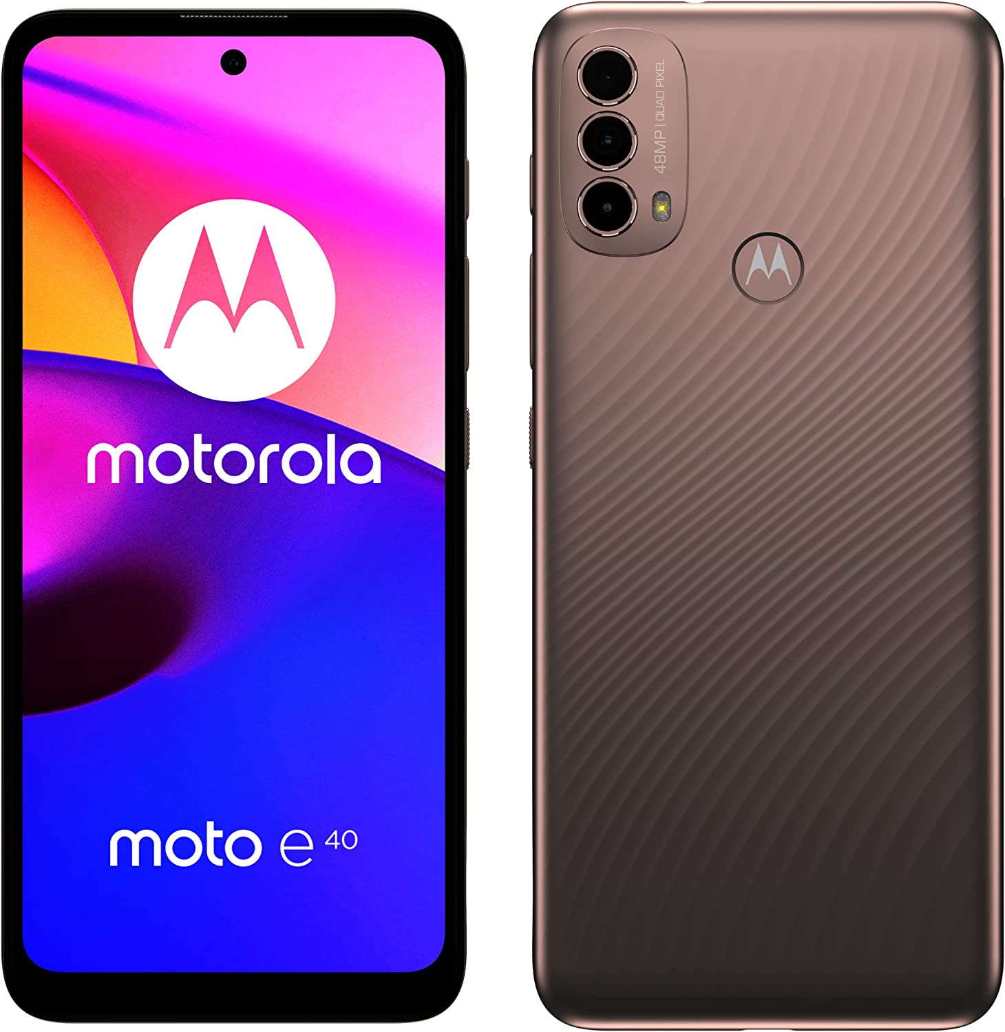 Smartphone Motorola Moto E40, Rosê, 64GB