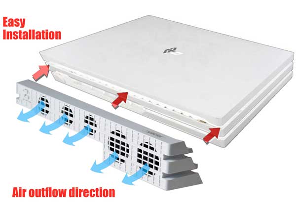 Ventilador Externo USB Cooling Fan (PS4 Pro) Branco