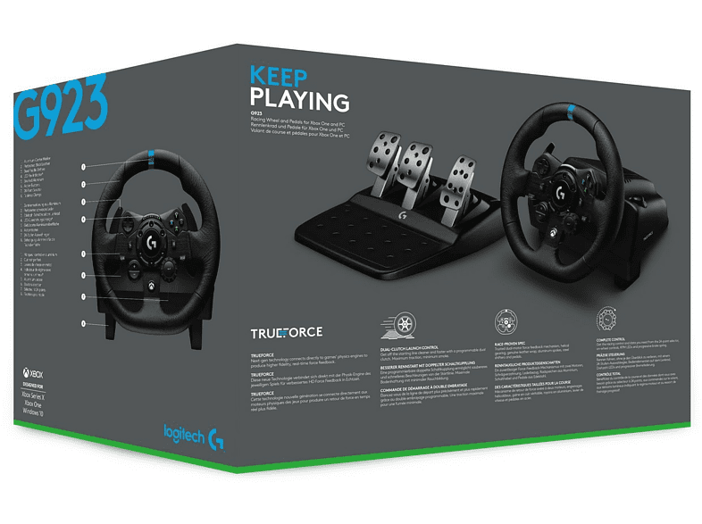 NOVO VOLANTE LOGITECH G923 TRUEFORCE SIM RACING WHEEL 